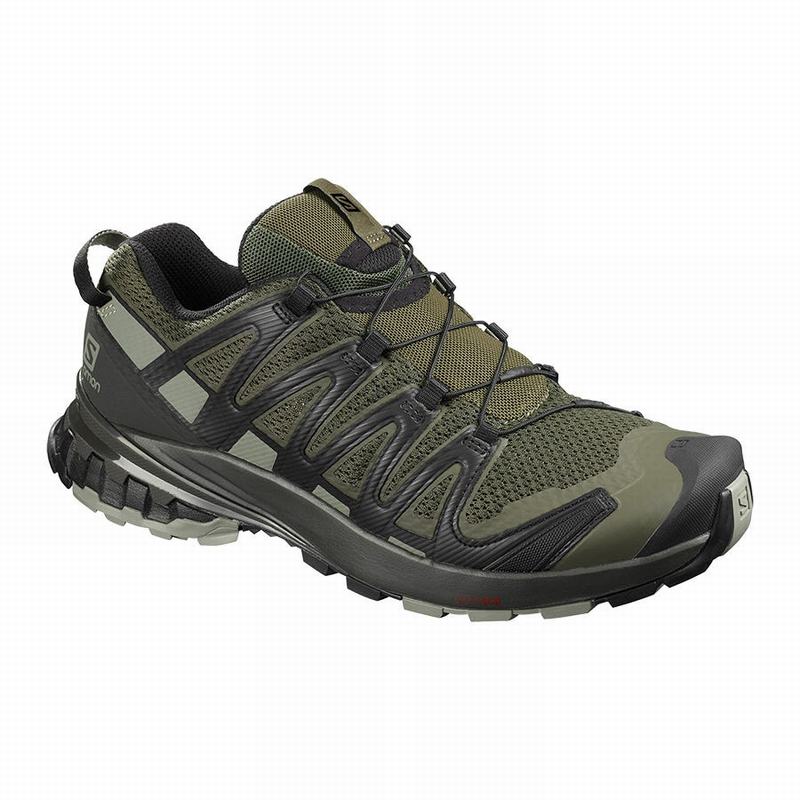 SALOMON XA PRO 3D V8 Philippines - Men's Hiking Shoes - Olive | 728503-LXQ